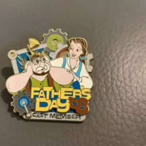 Disney Father's day Maurice and Bell  Pin