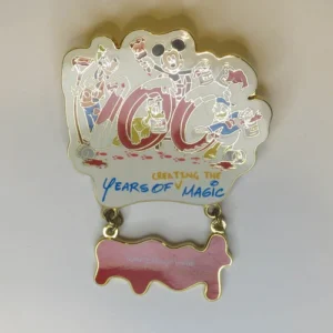 Disney Mickey, Goofy, Pluto & Donald Years of Creating the Magic Cast Pin