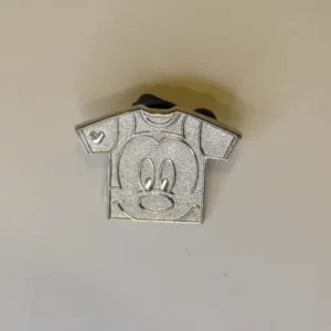 Disney WDW   Hidden Mickey   TShirt   Mickey  ALL SILVER CHASER Pin