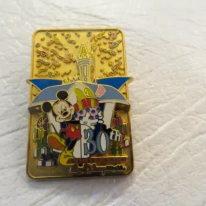 Disney Mickey Mouse 30th Anniversary Castle Slider LE Pin