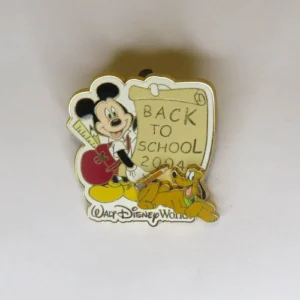 Disney Mickey Mouse & Pluto Back to School 2004 Pin