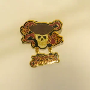 Disney Pirates of Caribbean Skull and Dragon Pin