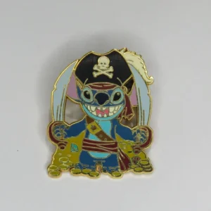 Disney WDW - Pirates of the Caribbean - Mystery 4 Pin Tin Set - Stitch Only Pin
