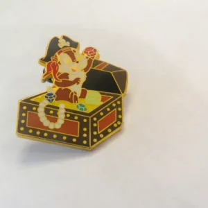 Disney Chip Treasure Cheast POTC Pirate Pin