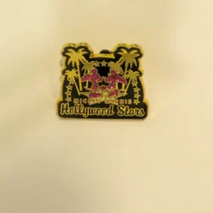 Disney P Mickey and Minnie Hollywood Stars Pin
