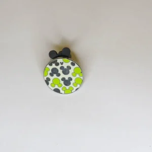 Disney 2010 Hidden Mickey Brights Watches Silver Green Pin