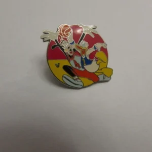 Disney DLR Cast Lanyard (Sports Duos - Goofy & Donald Basketball) Pin