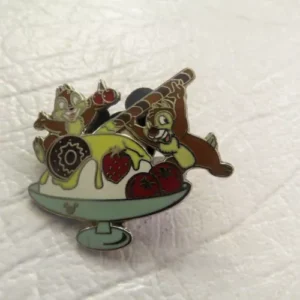 Disney Chip and Dale Eating Sweats Hidden Mickey Pin
