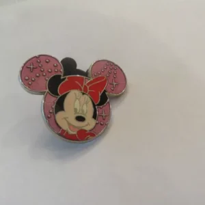 Disney Minnie Mystery Mickey Head Pink Pin