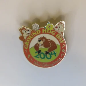 Disney WDW - Chip & Dale - Groundhog Day 2004 Pin