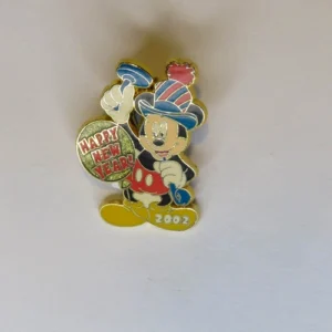 Disney 12 months of magic - happy new year 2002 (mickey) Pin