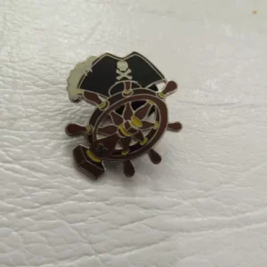 Disney Ship Wheel Pirate Hidden Mickey Pin