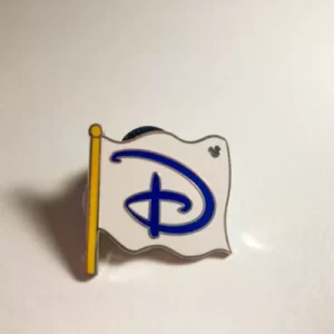 Disney WDW - Hidden Mickey Pin Series III - FUN ICONS - 'D' Flag Pin