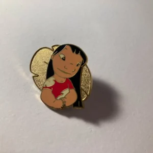 Disney Lilo with Gold Flower Pin