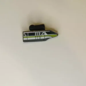 Disney   Hidden Mickey 2007  2  Monorail Cockpit Lime Green Pin