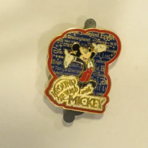 Disney Mickey Around the World Logo  Pin
