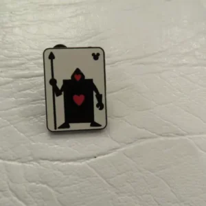Disney Alice Hidden Mickey Heart Card  Pin