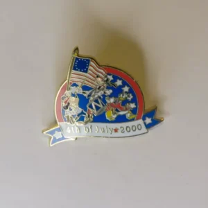 Disney 4th of July Goofy Donald and Mickey Pin