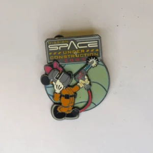 Disney   Minnie   Mission Space Under Construction Pin