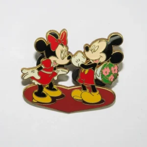 Disney Mickey and Minnie Celebrating Valentine's Day Pin
