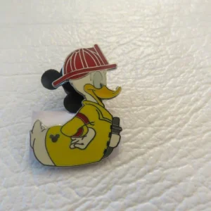 Disney Firefighter Donald Ducky Hidden Mickey  Pin