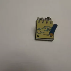 Disney WDW Hidden Mickey Character Sketch Pads Lightning McQueen Pin