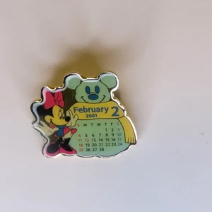 Disney TDR - Minnie Mouse - February - calendar 2001 - TDL Pin
