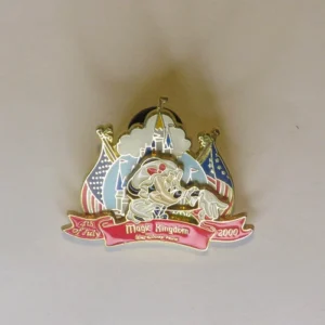 Disney WDW Minnie Mouse 4th of July Magic Kingdom Pin