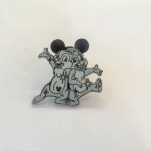 Disney Chip and Dale White Hidden Mickey Pin