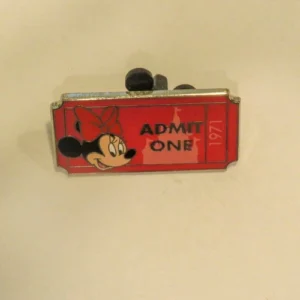 Disney PWP Admission Ticket Minnie Pin