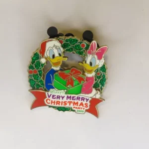 Disney   Donald and Daisy  Mickeys Very Merry Christmas Party Pin