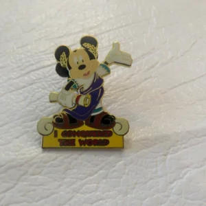 Disney Mickey Mouse I Conquered Pin
