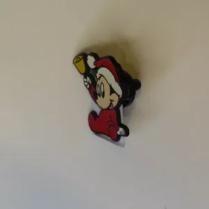 Disney Baby Santa Mickey Ringing a Bell Pin