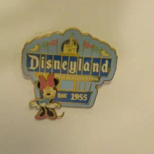 Disney Disneyland Est 1955 Minnie Mouse Logo Pin