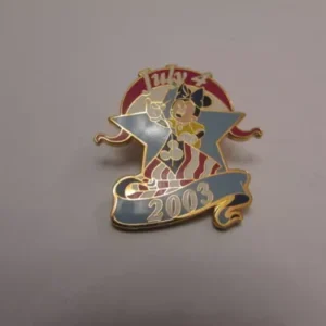 Disney DLR - Cast Member - July 4th 2003 (Minnie) Pin
