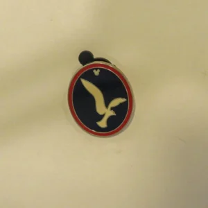 Disney Bird Blue Oval Hidden Mickey Pin
