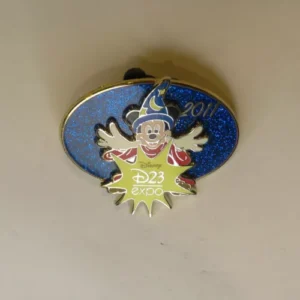 Disney D   Expo  Logo Pin  Sorcerer Mickey Pin