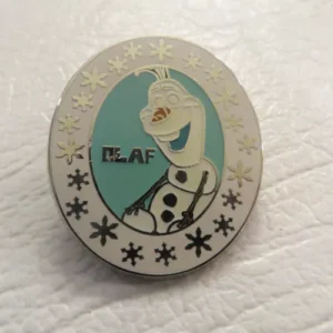 Disney Olaf Frozen Elsa Anna Oval Pin