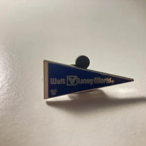 Disney WDW - 2010 Hidden Mickey Series - Walt Disney World Pennant - Blue Pin