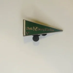 Disney 2010 Hidden Mickey Walt Disney World Pennant Green Pin