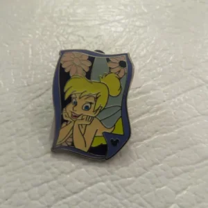 Disney Tinker Bell Purple Frame Hidden Mickey  Pin
