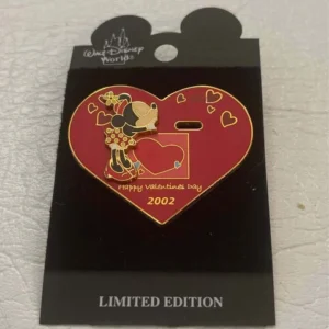 Disney Minnie Mouse  Happy Valwntines Day 2002 Pin