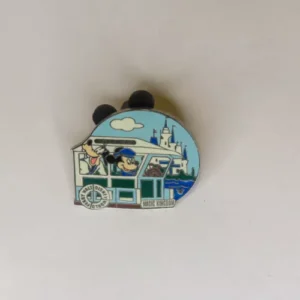 Disney   Goofy  Mickey  Ferryboat  Transportation  Cast Lanyard  # Pin