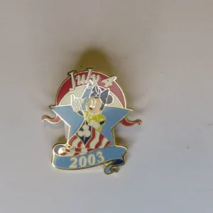 Disney DLR - cast member - July 4th 2003 (minnie) Pin