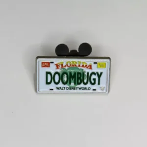 Disney WDW - Hidden Mickey Collection - License Plates (DOOMBUGY) Pin
