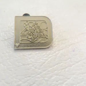 Disney Pluto D Letter Hidden Mickey Chaser Pin