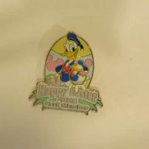 Disney Happy Easter Donald Duck Cast Member Rubber 3D Pin