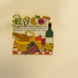 Disney Epcot Food and Wine Festival Logo  Pin