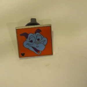 Disney Figment Orange Blue Square Hidden Mickey Pin