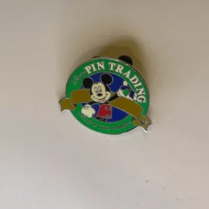 Disney   Hidden Mickey  Series   Green Pin Trading Logo Pin